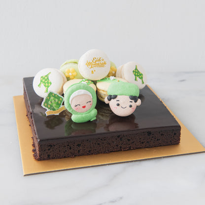 Happy Eid Mubarak! | Raya Royale Big Brownie In Gift Box | $73.80 Nett