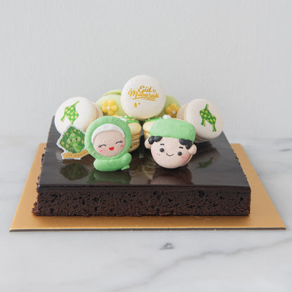 Happy Eid Mubarak! | Raya Royale Big Brownie In Gift Box | $73.80 Nett