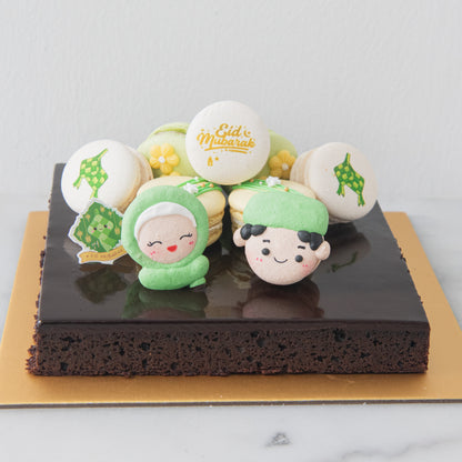 Happy Eid Mubarak! | Raya Royale Big Brownie In Gift Box | $73.80 Nett