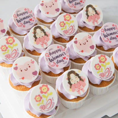 International Women's Day | 16pcs Positivity and Love Cupcake In Gift Box | $55.80 Nett