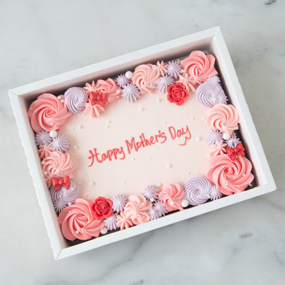 Happy Mom's Day | Mum's Garden Floral Brownie In Gift Box | $51.80 Nett
