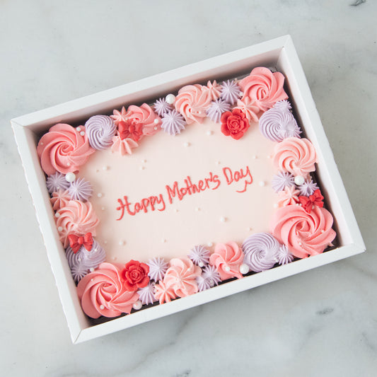 Happy Mom's Day | Mum's Garden Floral Brownie In Gift Box | $51.80 Nett