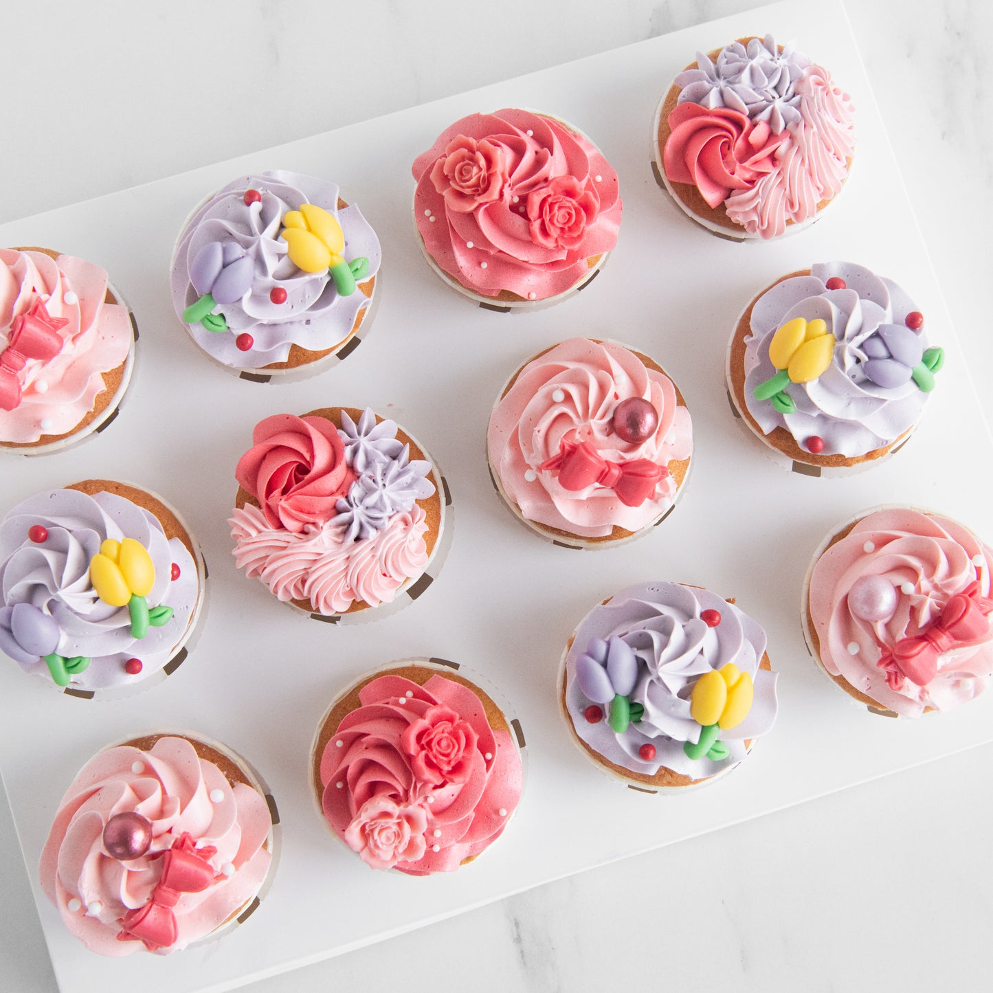Happy Mom's Day | Sweetheart Swirls 12in1 Cupcakes | $58.80 Nett