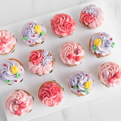 Happy Mom's Day | Sweetheart Swirls 12in1 Cupcakes | $58.80 Nett