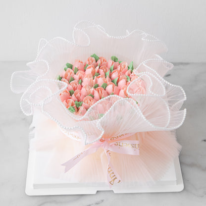 Bundle Set - Tulips Bouquet Cake+Dearest Mommy Bear 10in1 | $119.90 Nett