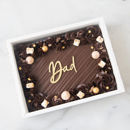 Happy Father's Day! | Love you dad Floral Brownie | $51.80 Nett