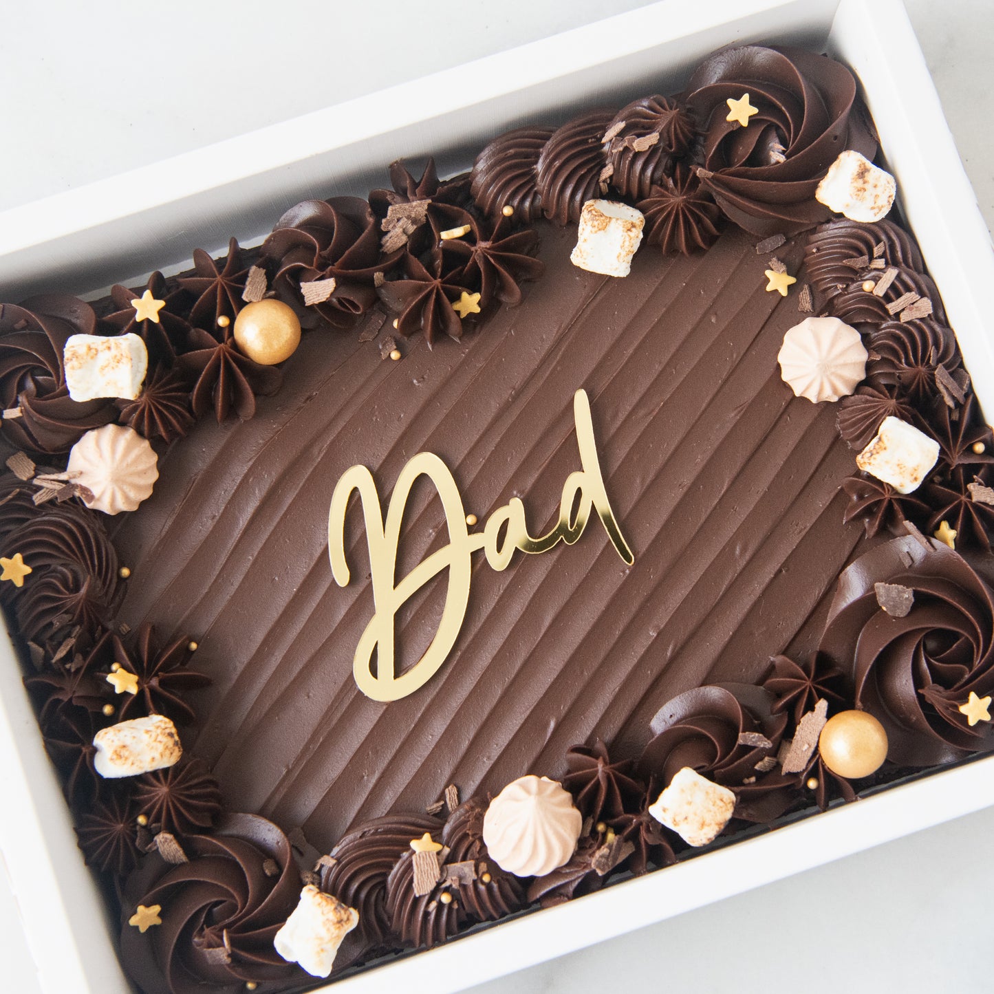 Happy Father's Day! | Love you dad Floral Brownie | $51.80 Nett