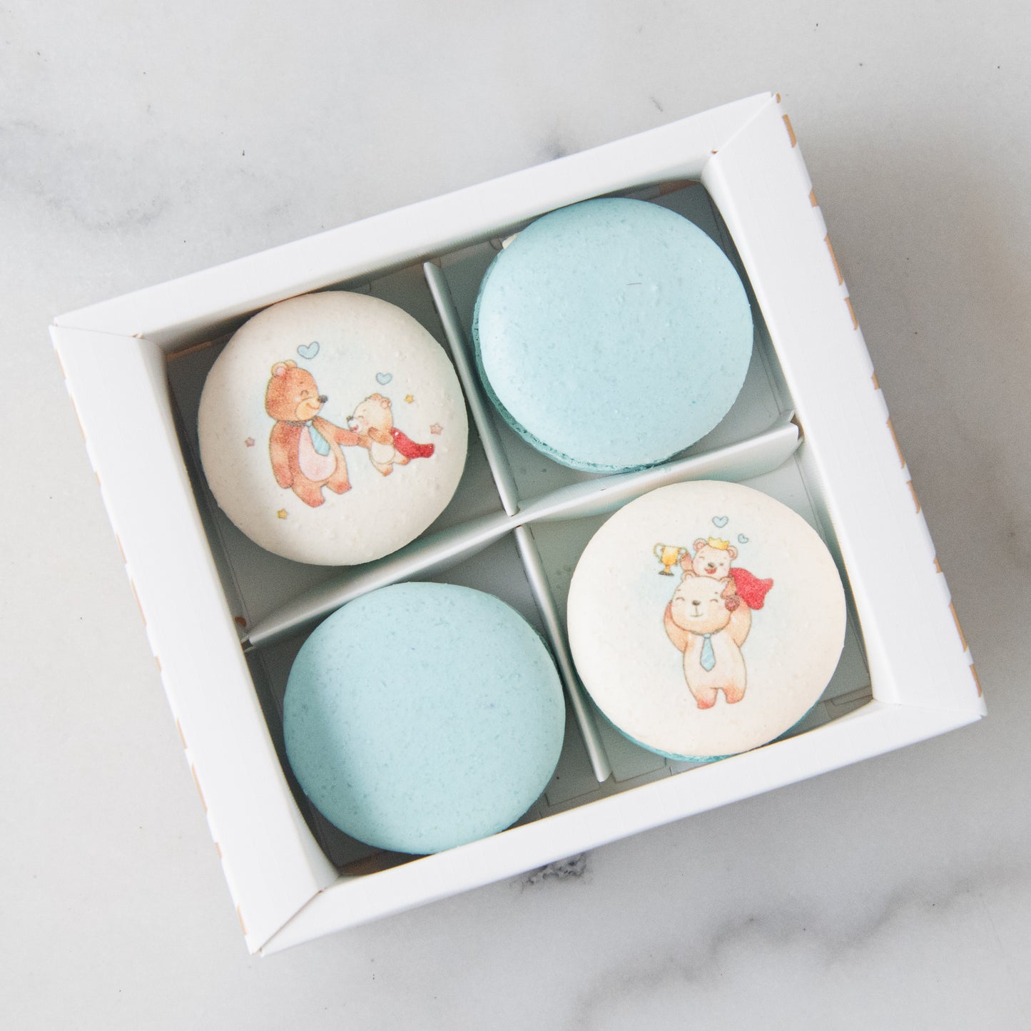 Happy Father's Day! | Beary Strong Dad 4in1 Macaron in Gift Box | $10.80 Nett only