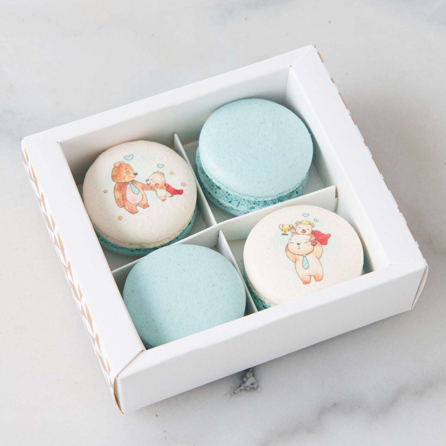 Happy Father's Day! | Beary Strong Dad 4in1 Macaron in Gift Box | $10.80 Nett only