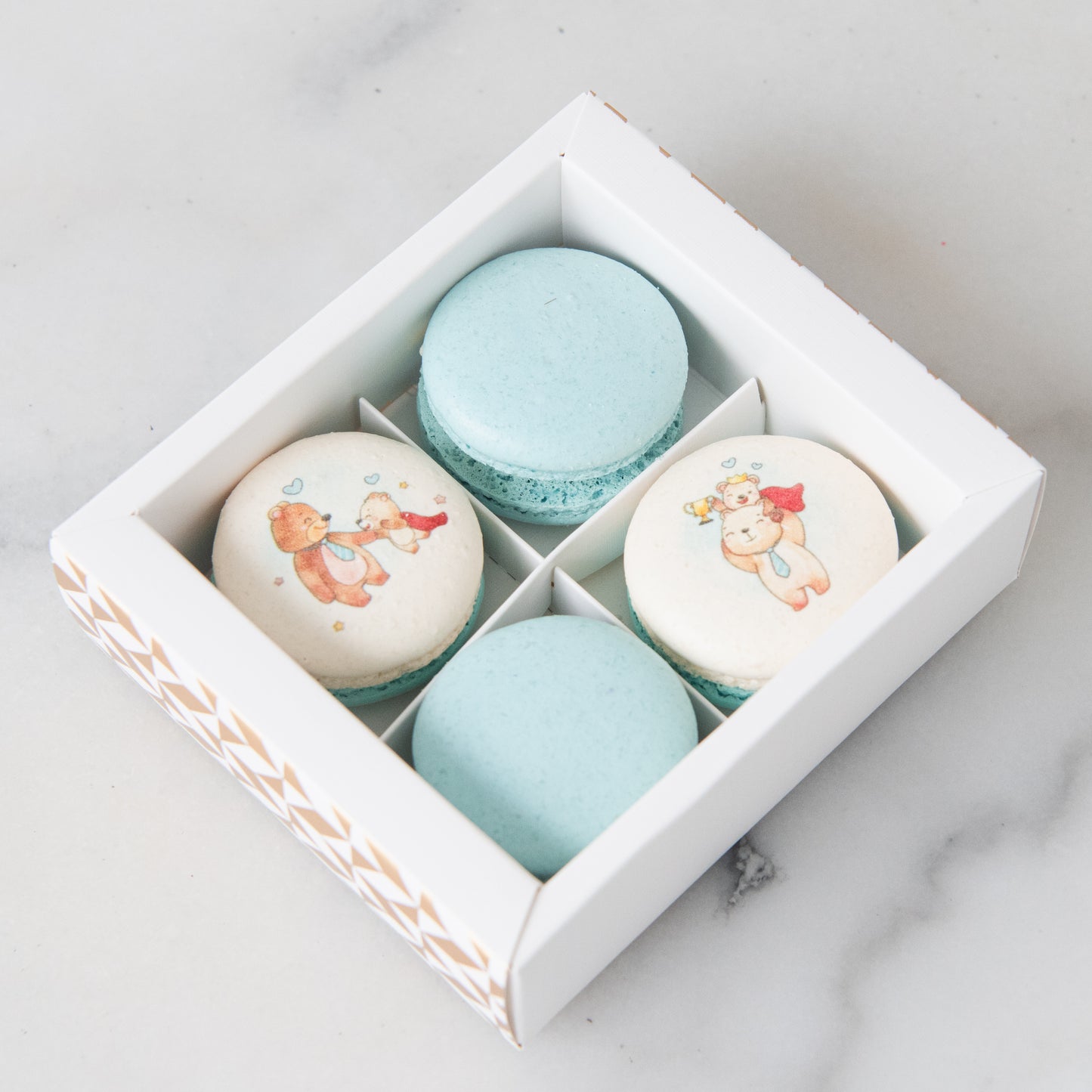 Happy Father's Day! | Beary Strong Dad 4in1 Macaron in Gift Box | $10.80 Nett only
