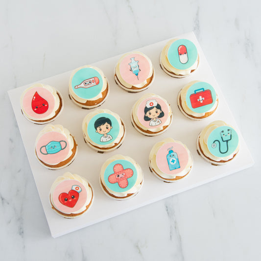 Happy Nurse Day | Healing Bites 12pcs cupcake | $55.80 Nett