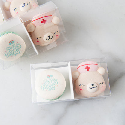 Happy Nurse Day | 2in1 Female Bear Sweets Macarons | $8.80 Nett Only