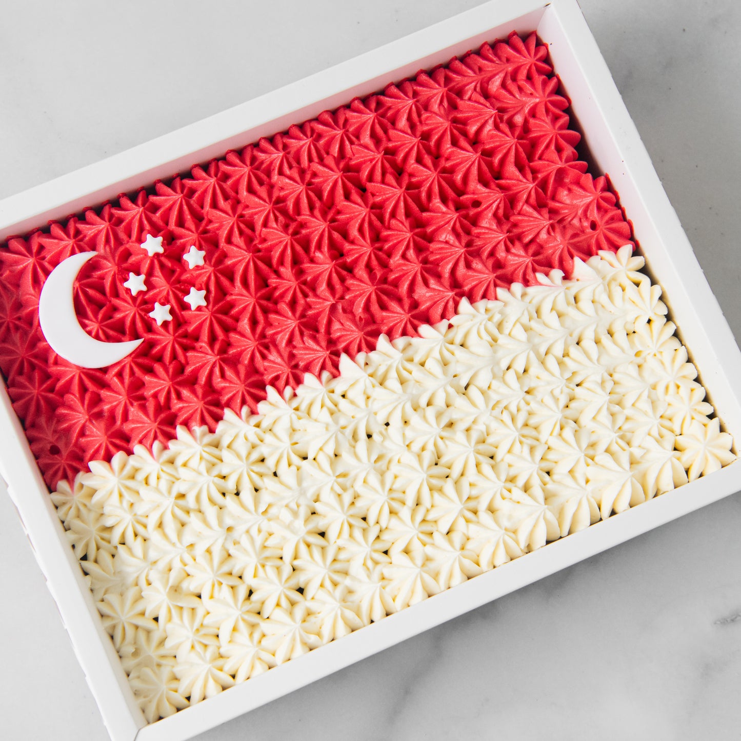 Happy National Day | National Flag Brownie Box In Gift Box | $43.80 Nett