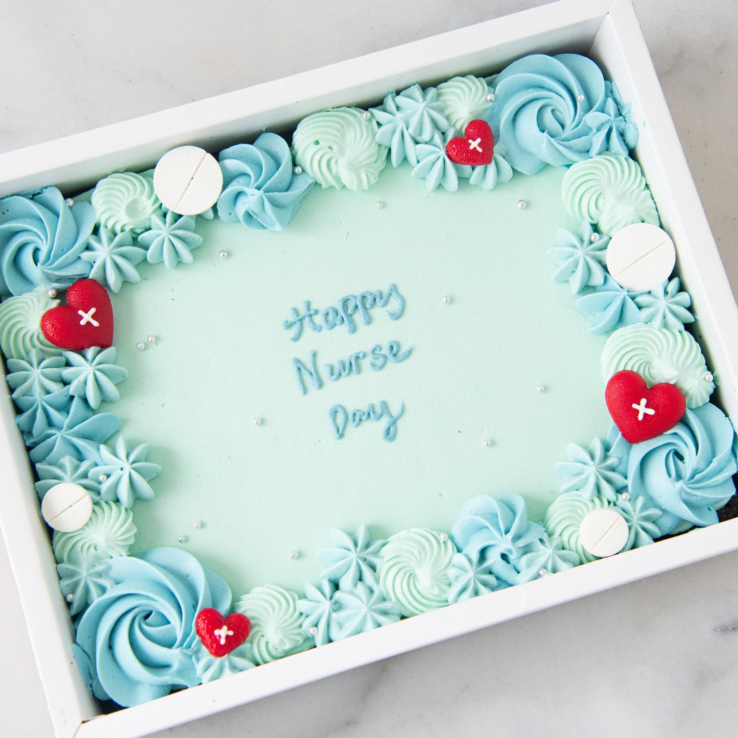 Happy Nurse Day | Healing Floral Brownie In Gift Box | $51.80 Nett