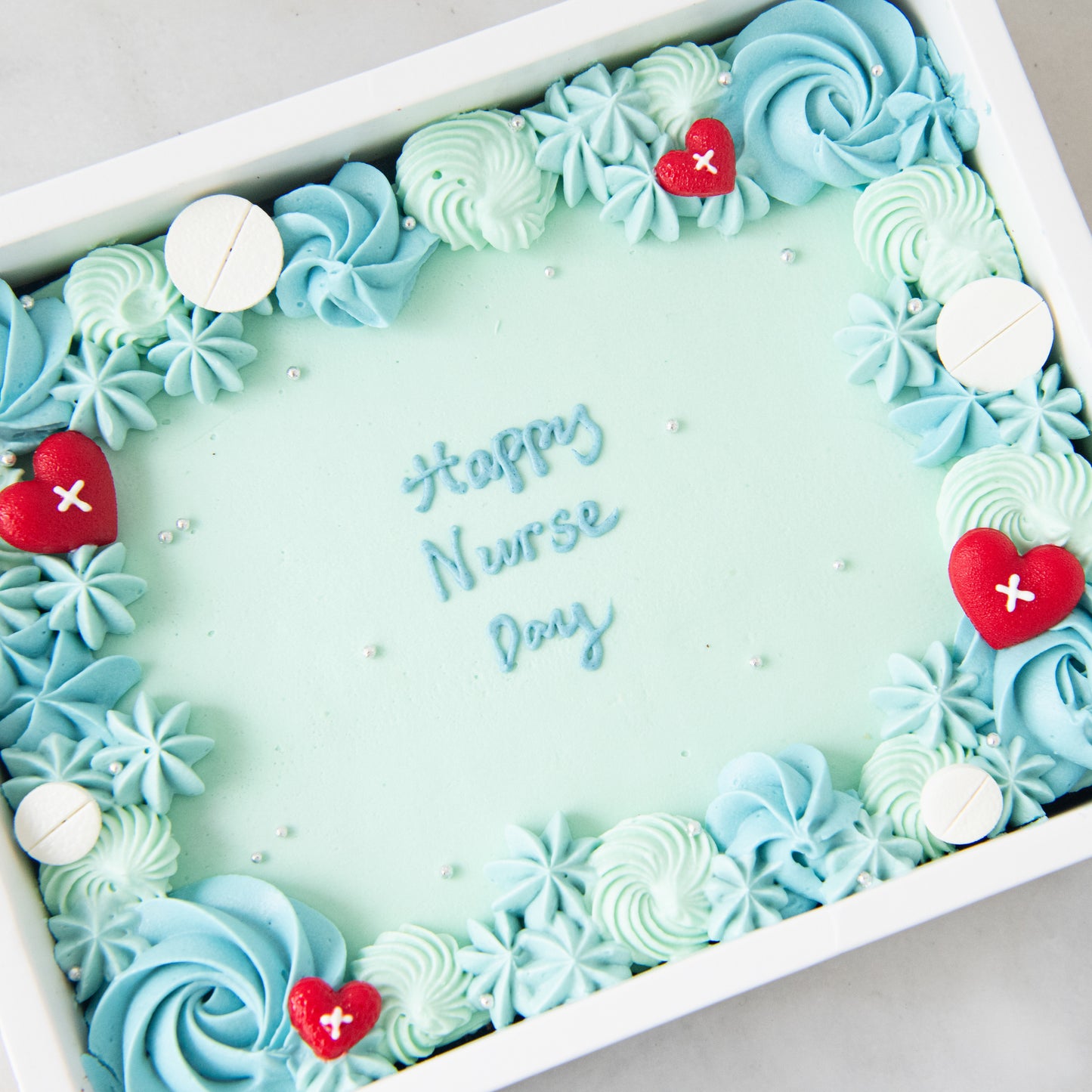 Happy Nurse Day | Healing Floral Brownie In Gift Box | $51.80 Nett