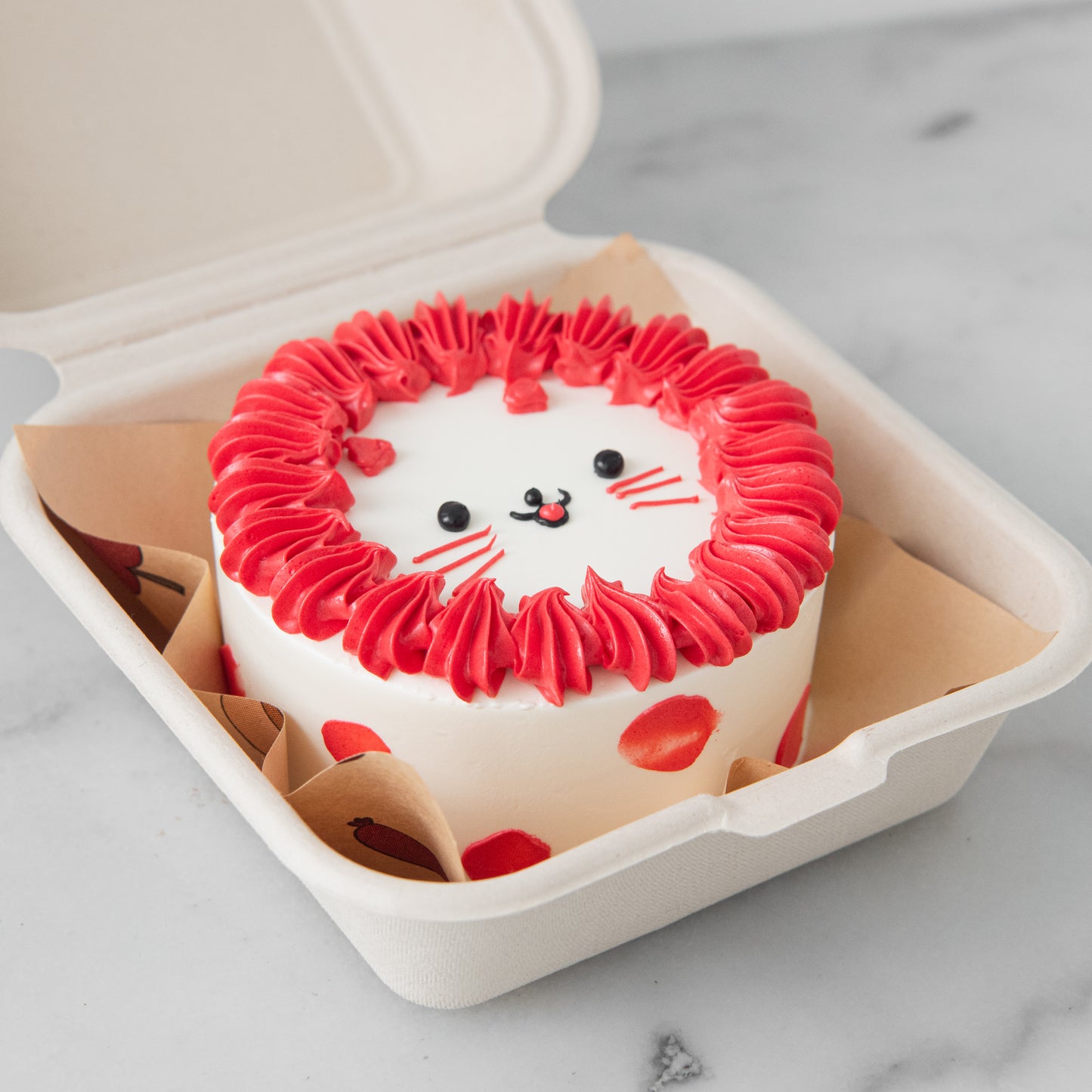 Happy National Day | Red Lions Bento Cake | $28.90 Nett