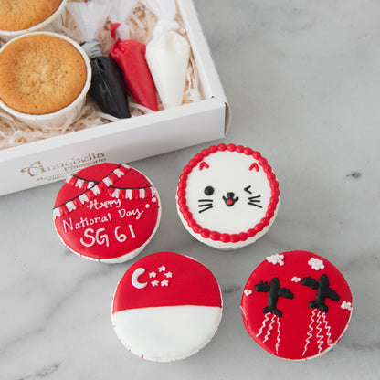 Happy National Day | Little Red Dot DIY Cupcake Set | $19.90 Nett