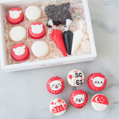 Happy National Day | Lion City DIY Macaron Set | $19.90 Nett