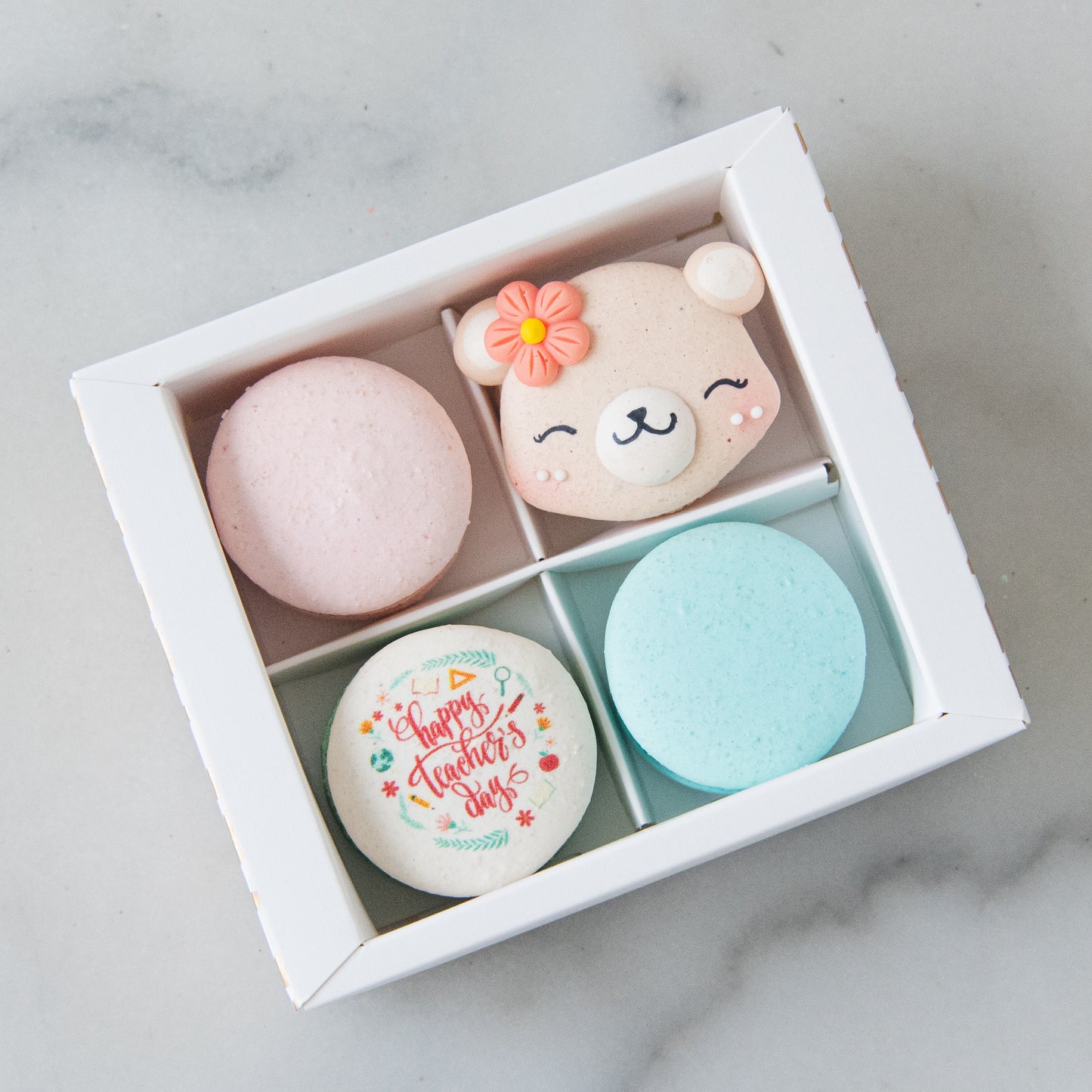 Happy Teacher's Day | Bundle x 10set 4pcs macaron Assorted set | $128