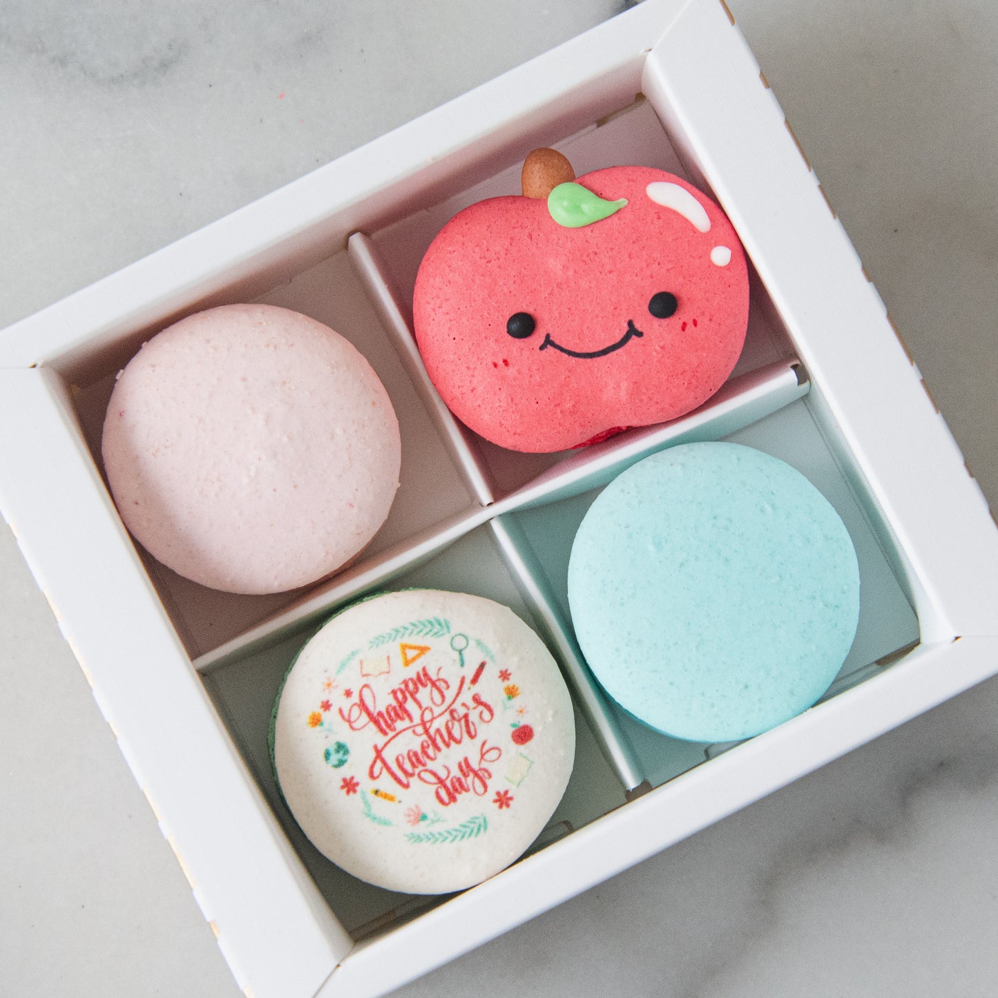 Happy Teacher's Day | Bundle x 10set 4pcs macaron Assorted set | $128
