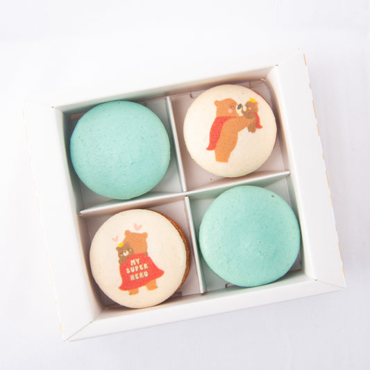 Happy Father's Day! | Beary Strong Dad 4in1 Macaron in Gift Box | $10.80 Nett only