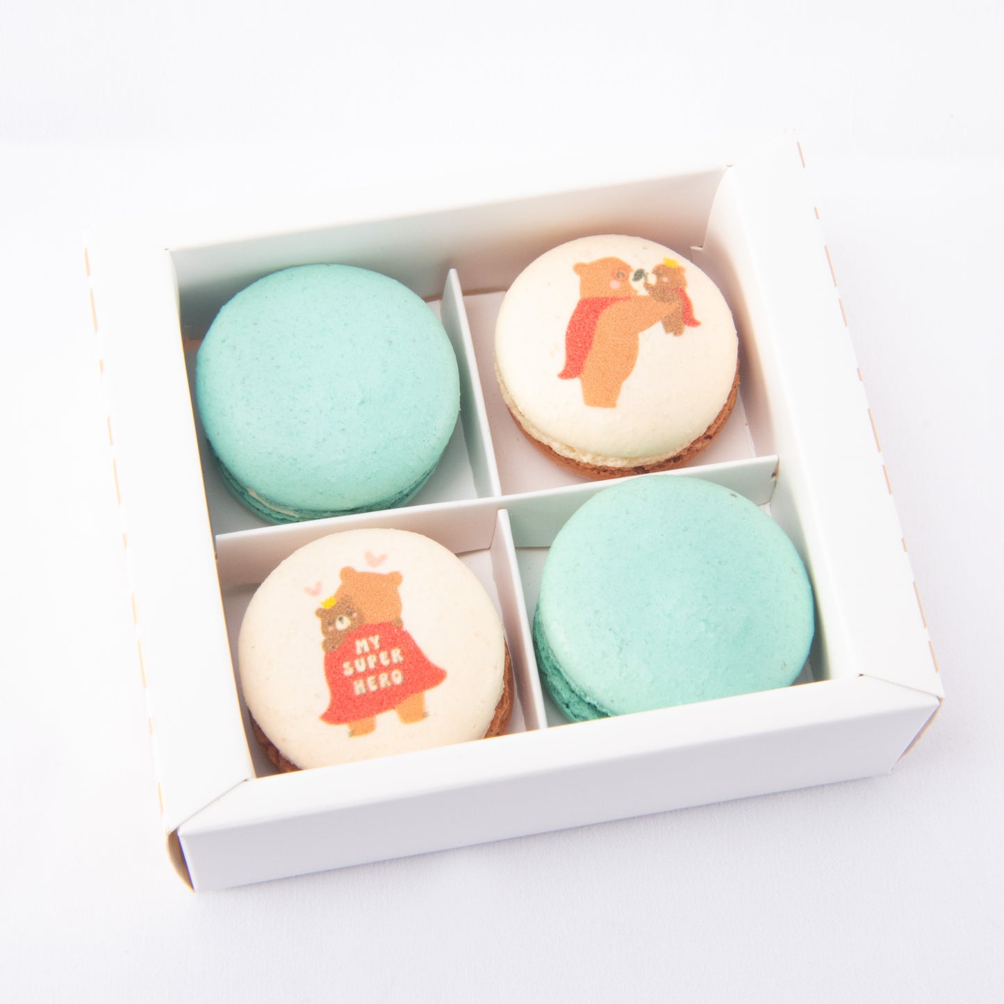 Happy Father's Day! | Beary Strong Dad 4in1 Macaron in Gift Box | $10.80 Nett only