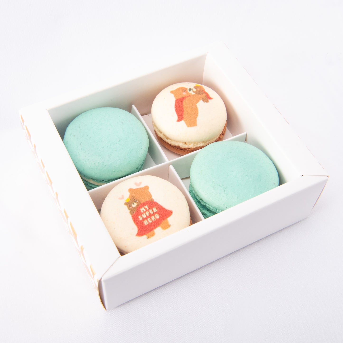 Happy Father's Day! | Beary Strong Dad 4in1 Macaron in Gift Box | $10.80 Nett only