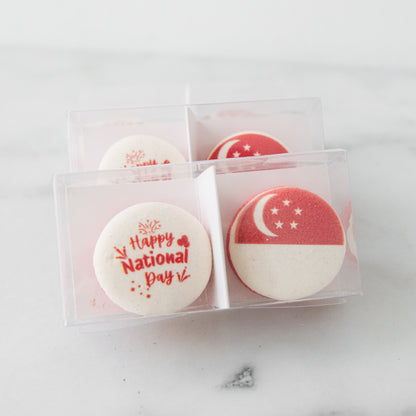 Happy National Day | Twin Bites 2in1 Macaron Set | $7.80 Nett