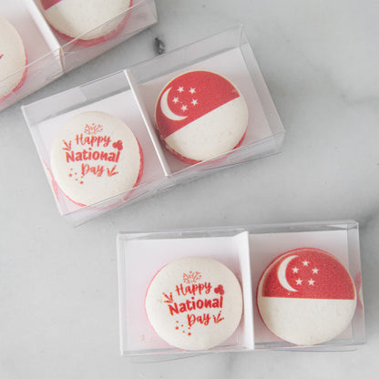 Happy National Day | Twin Bites 2in1 Macaron Set | $7.80 Nett