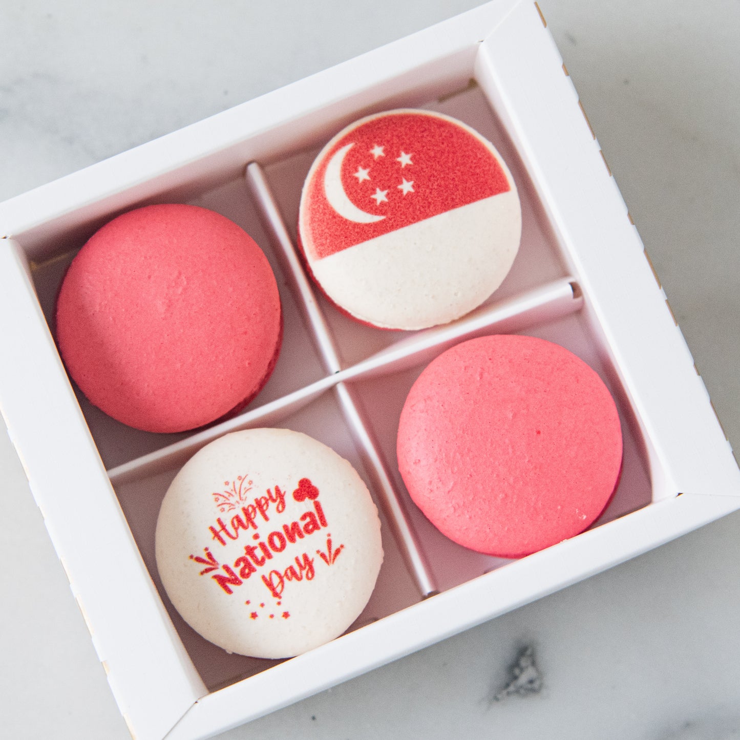 Happy National Day | Sweet Lah! 4in1 Macaron Set | $11.80 Nett