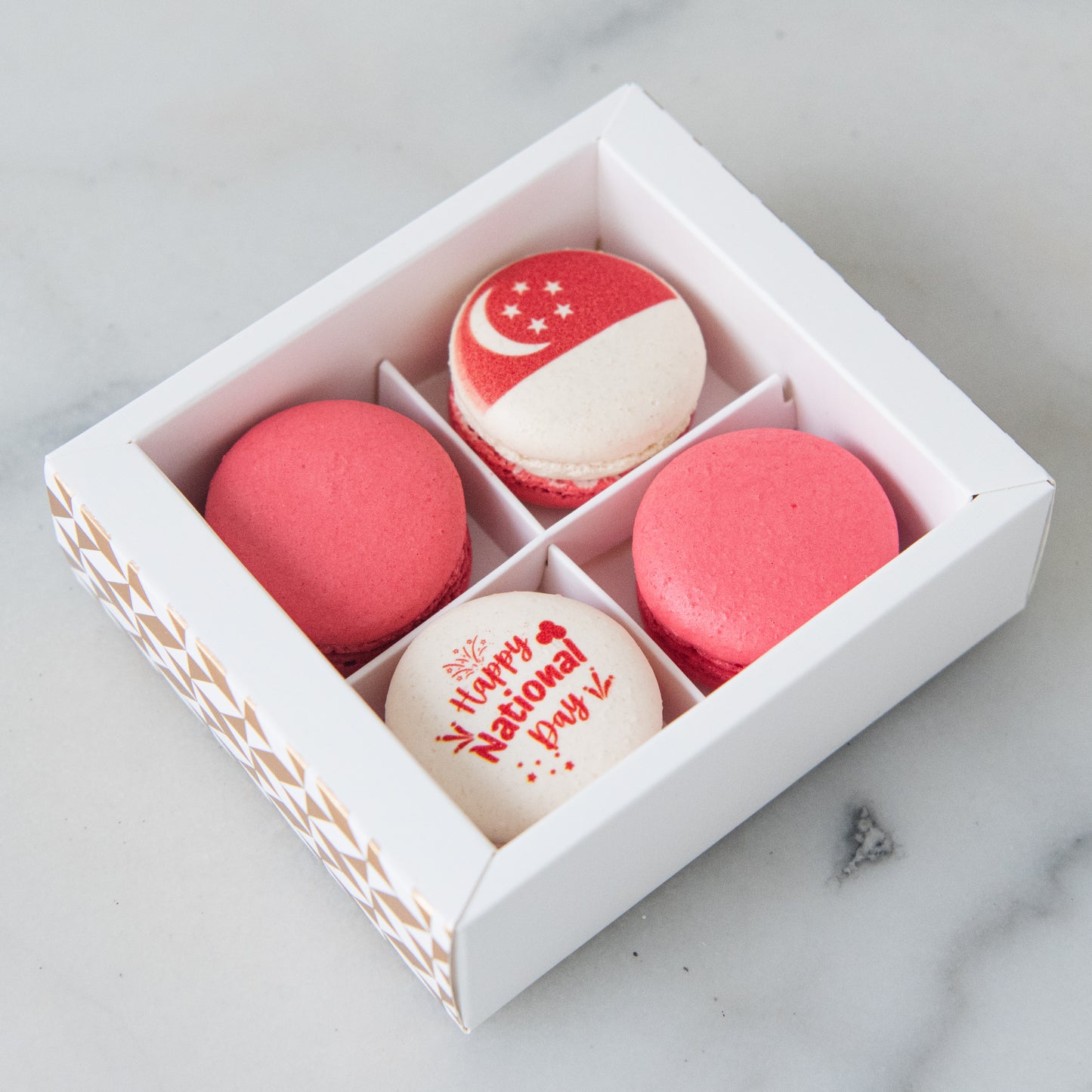 Happy National Day | Sweet Lah! 4in1 Macaron Set | $11.80 Nett
