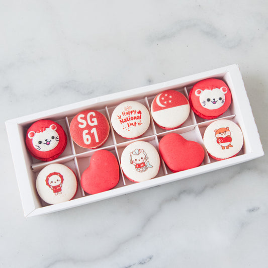 Happy National Day | National Pride 10in1 Macaron Set | $39.90 Nett
