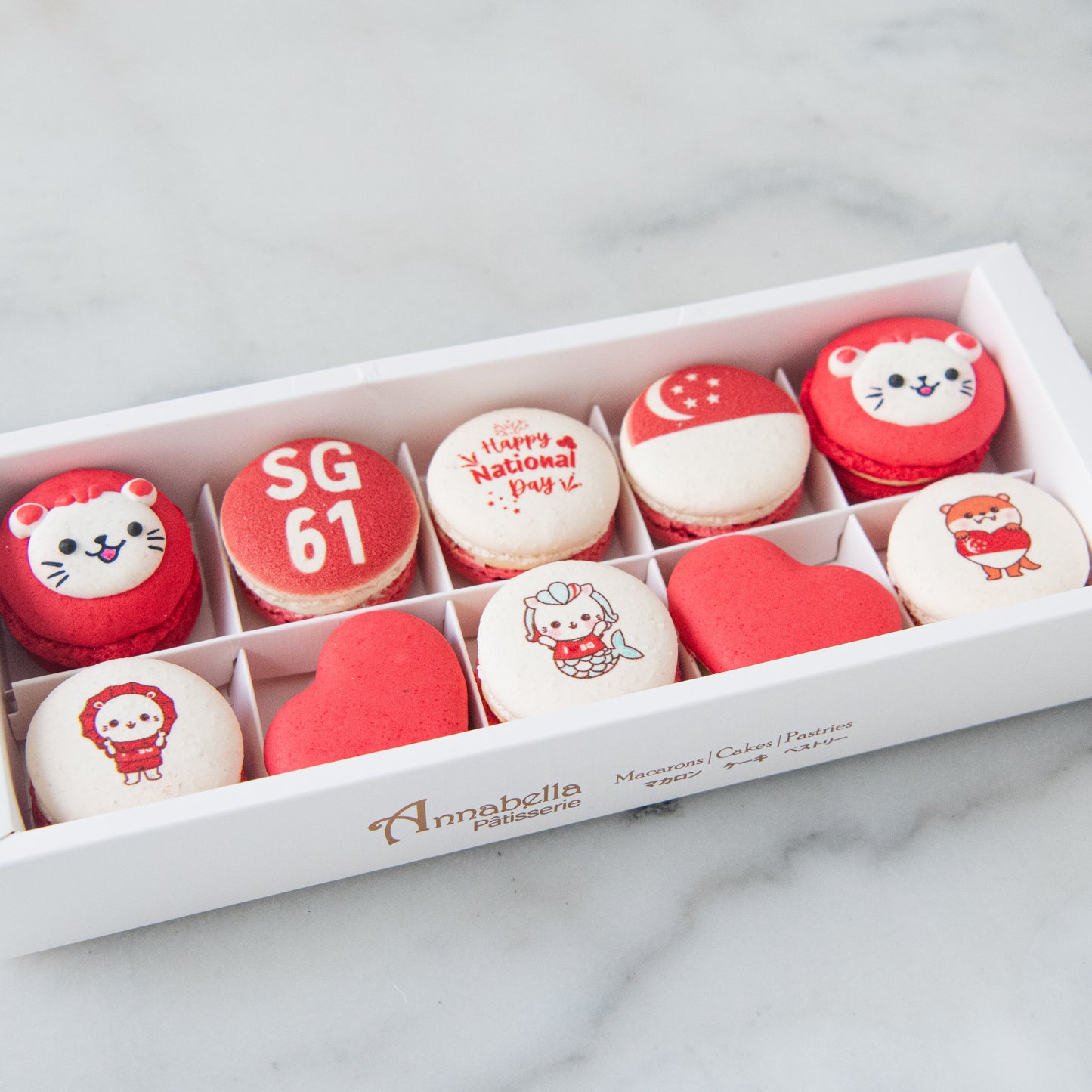 Happy National Day | National Pride 10in1 Macaron Set | $39.90 Nett