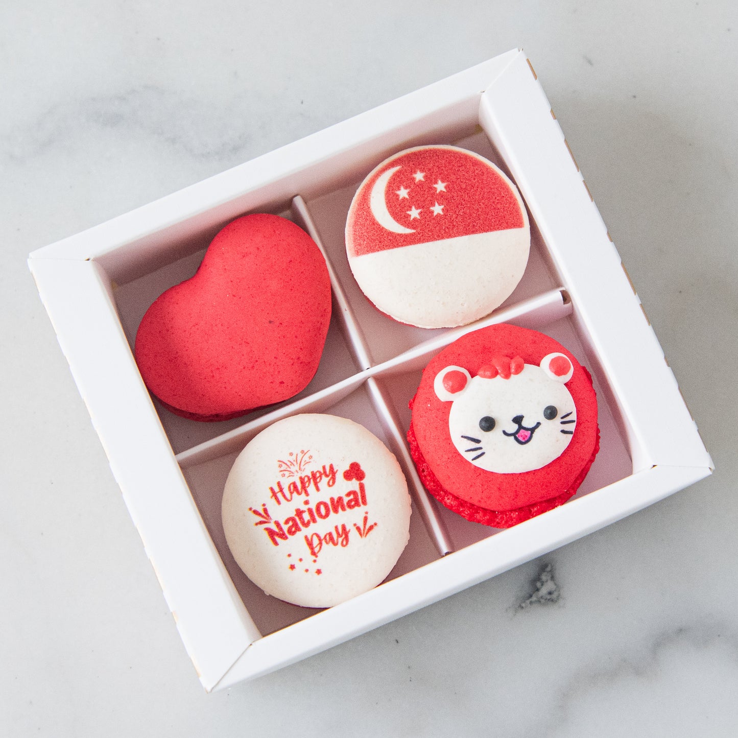 Happy National Day | So Shiok! 4in1 Macaron Set | $14.80 Nett