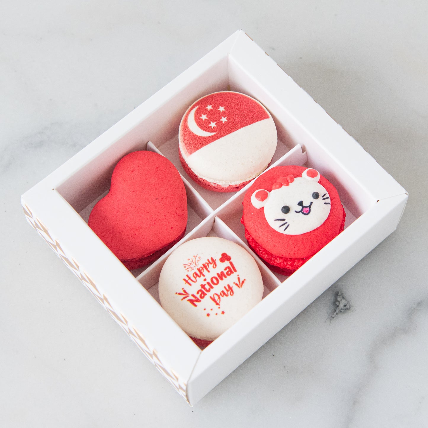 Happy National Day | So Shiok! 4in1 Macaron Set | $14.80 Nett