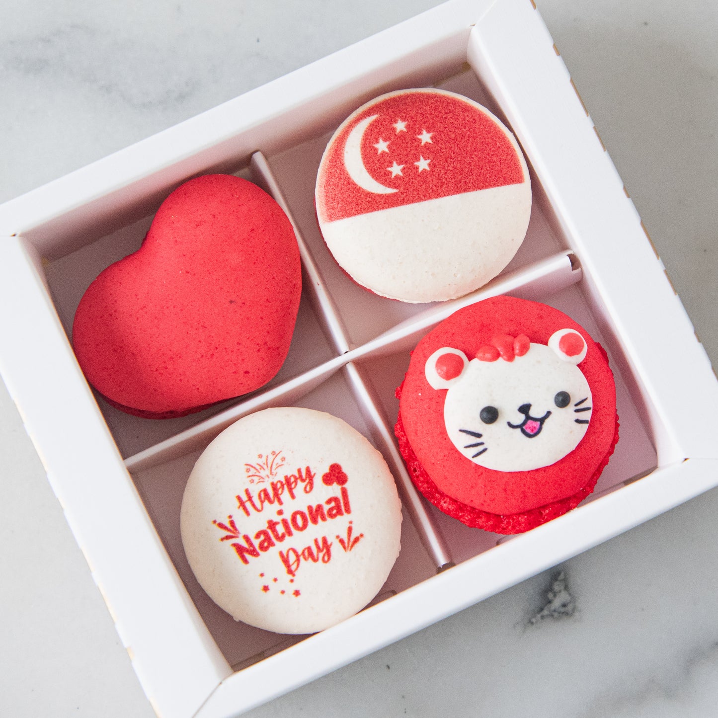 Happy National Day | So Shiok! 4in1 Macaron Set | $14.80 Nett