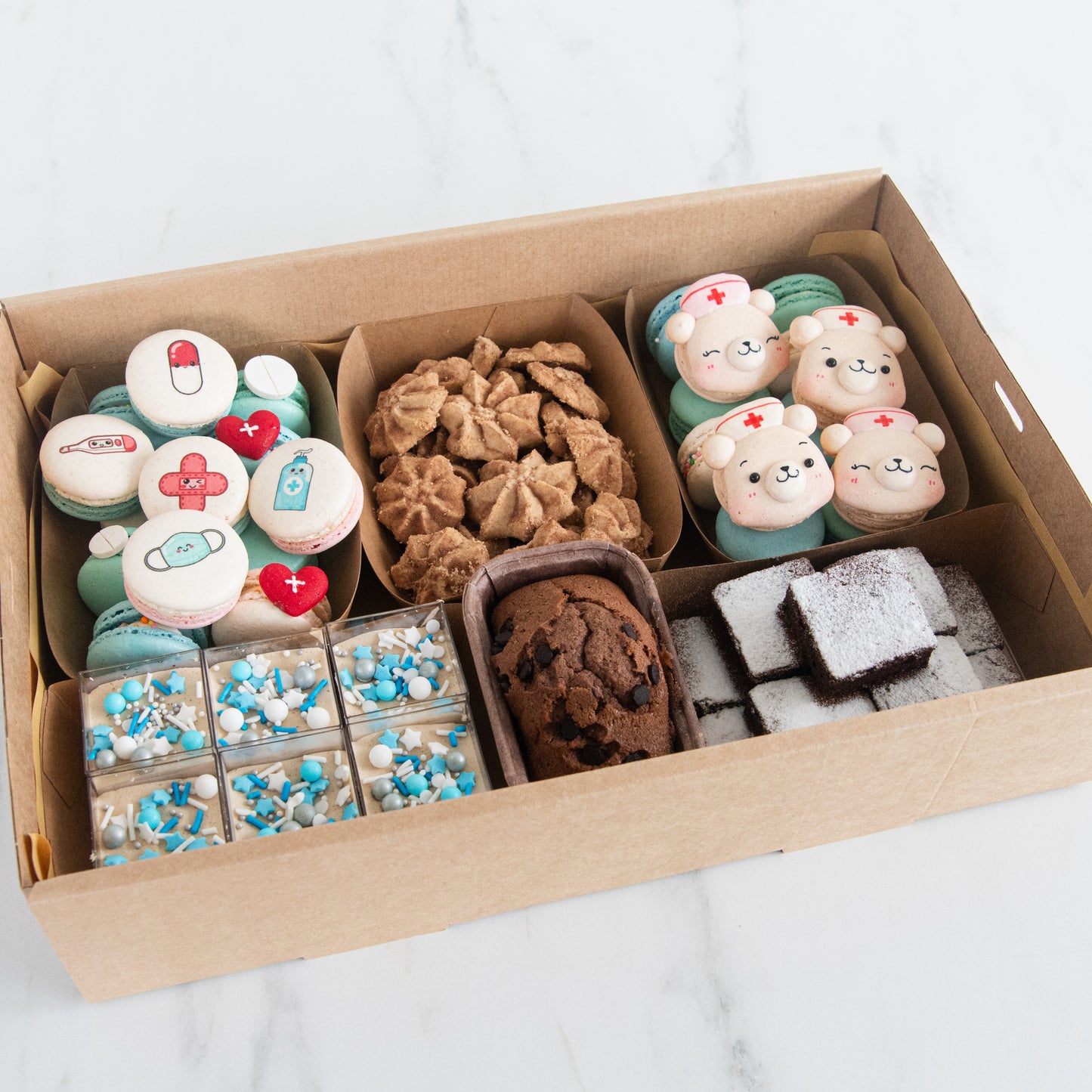 Happy Nurse Day | Sweet Care Nurse Appreciation Dessert Gift Box | $128 Nett