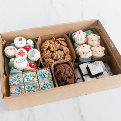 Happy Nurse Day | Sweet Care Nurse Appreciation Dessert Gift Box | $128 Nett