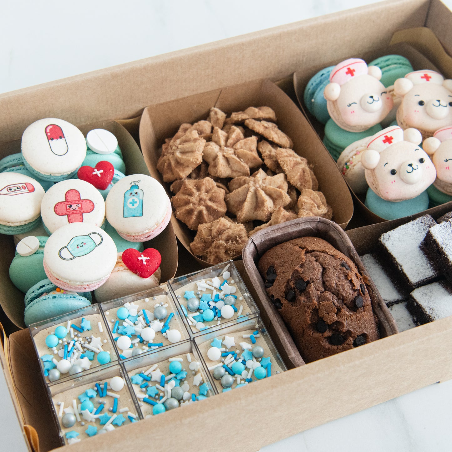 Happy Nurse Day | Sweet Care Nurse Appreciation Dessert Gift Box | $128 Nett
