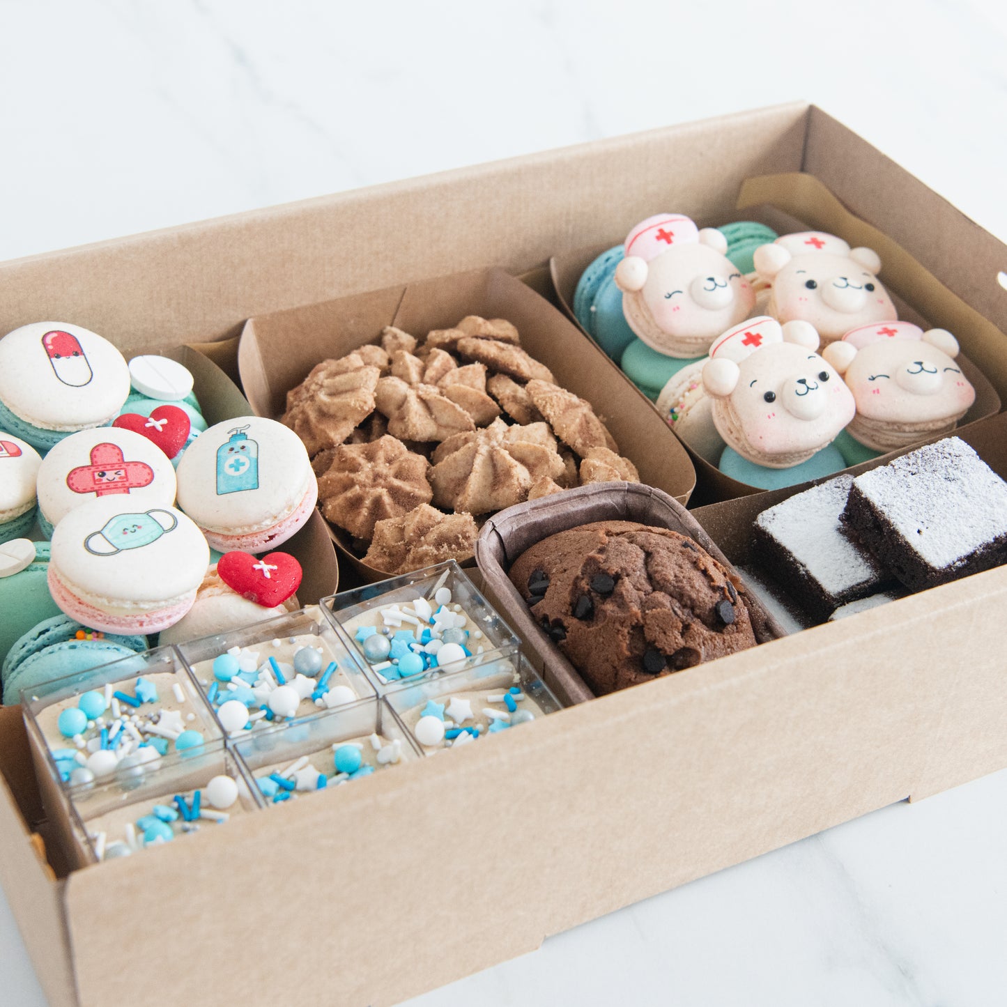 Happy Nurse Day | Sweet Care Nurse Appreciation Dessert Gift Box | $128 Nett