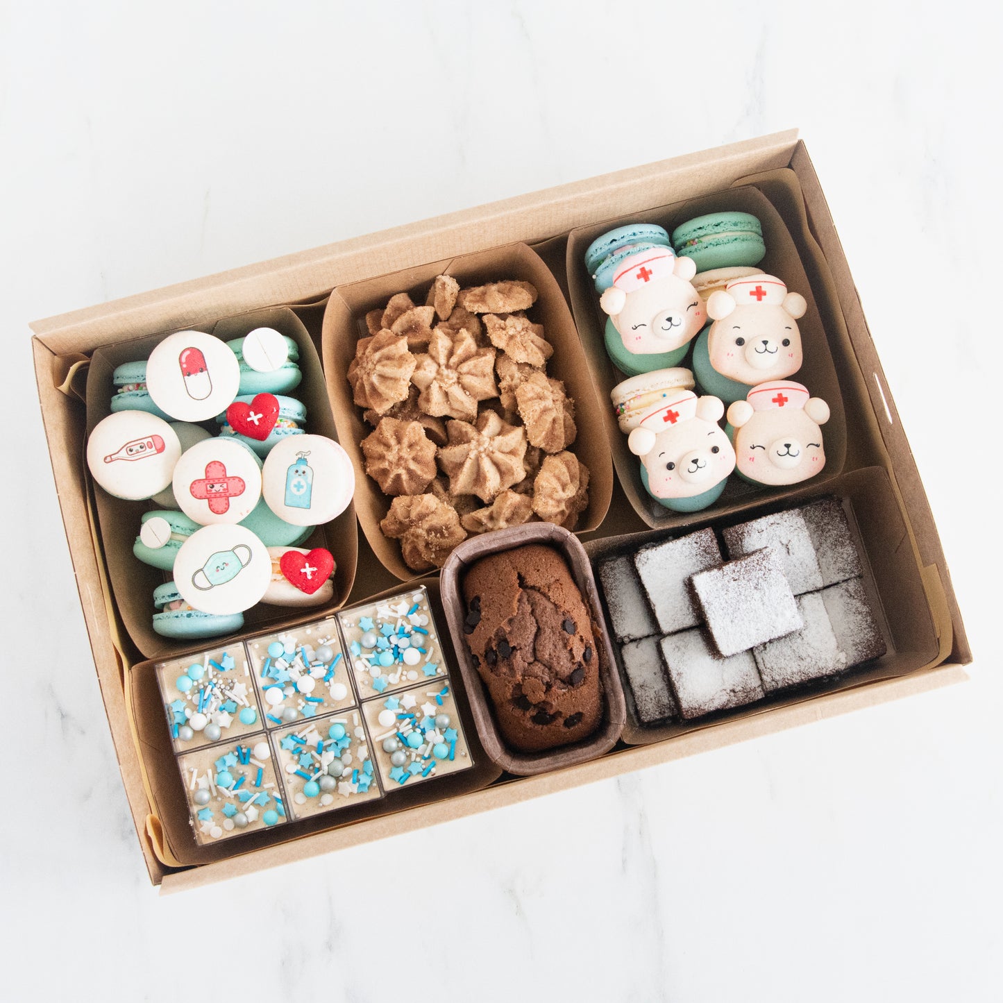 Happy Nurse Day | Sweet Care Nurse Appreciation Dessert Gift Box | $128 Nett