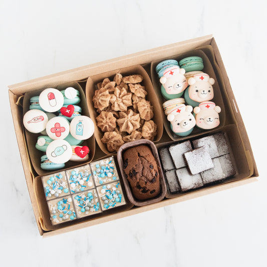 Happy Nurse Day | Sweet Care Nurse Appreciation Dessert Gift Box | $128 Nett
