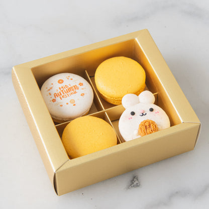 Happy Mid Autumn | 4in1 Mooncake Bunny Macaron | $12.80 Nett