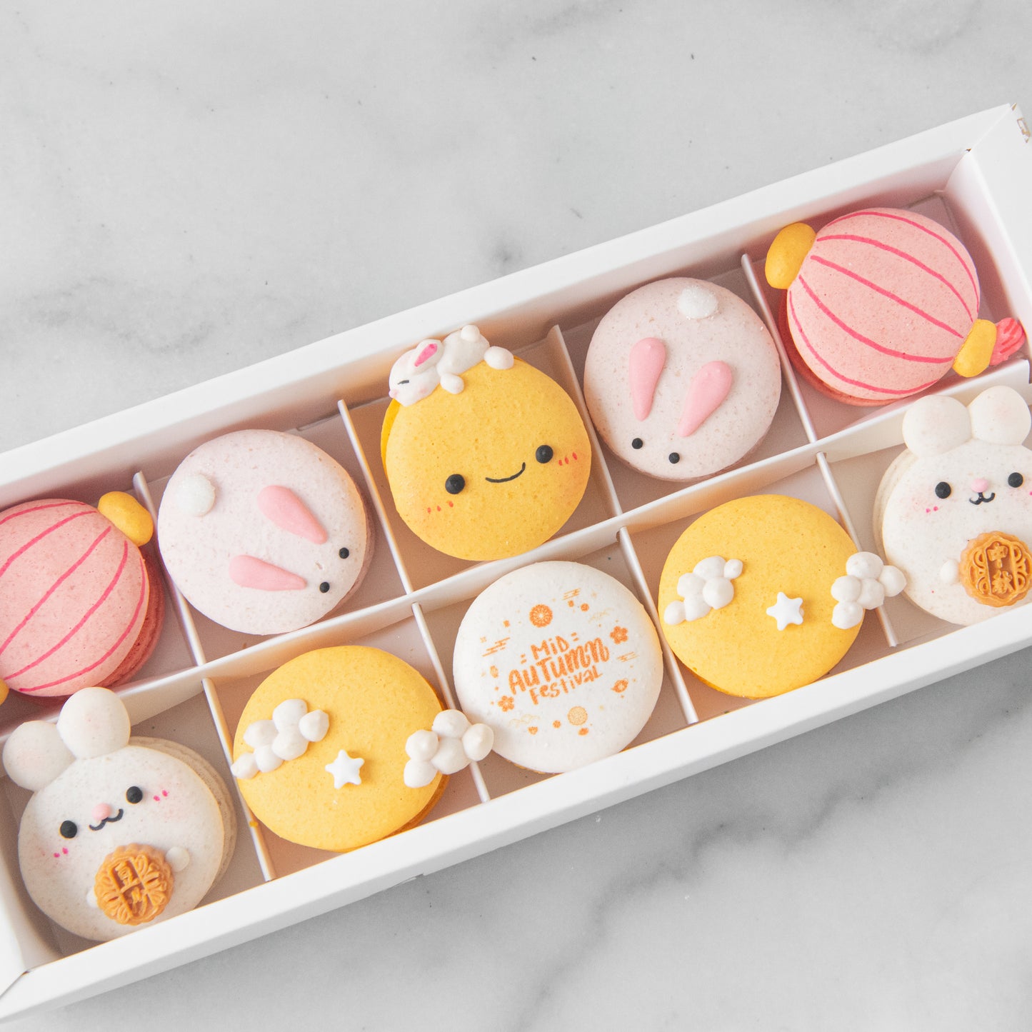 Happy Mid Autumn | 10in1 Sweet Moonlight Macaron | $45.80 Nett