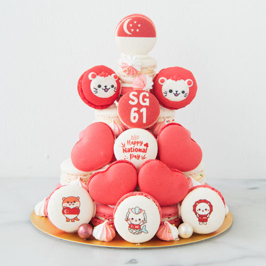 Happy National Day | My Island Home Macaron Tower | $158 Nett
