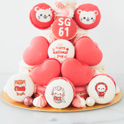 Happy National Day | My Island Home Macaron Tower | $158 Nett