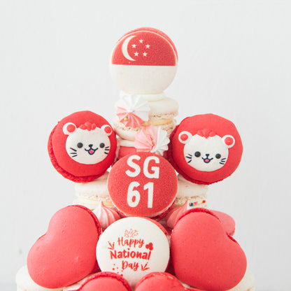 Happy National Day | My Island Home Macaron Tower | $158 Nett