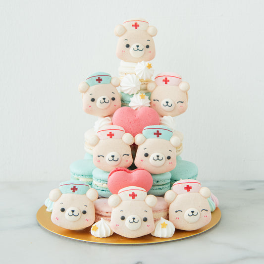 Happy Nurse Day | Thank You Nurse Macaron Tower | $148 Nett