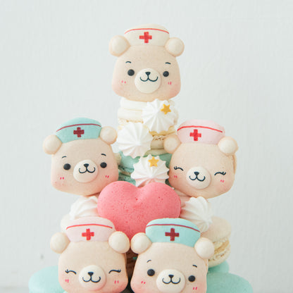Happy Nurse Day | Thank You Nurse Macaron Tower | $148 Nett