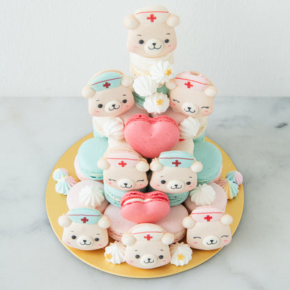 Happy Nurse Day | Thank You Nurse Macaron Tower | $148 Nett